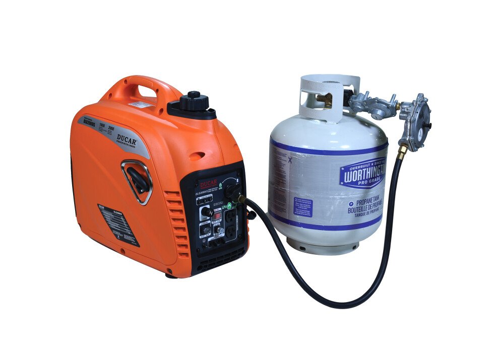 Génératrice silencieuse 2000W (Dual Fuel: Propane et essence)