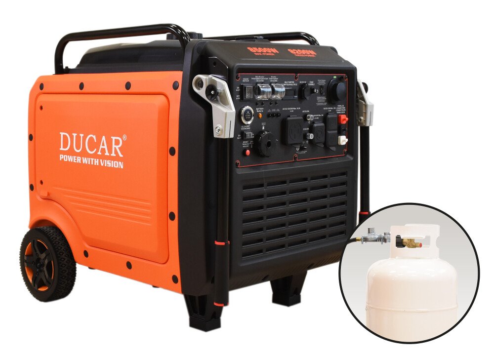 Génératrice silencieuse 8600W (Dual Fuel: Propane et essence)