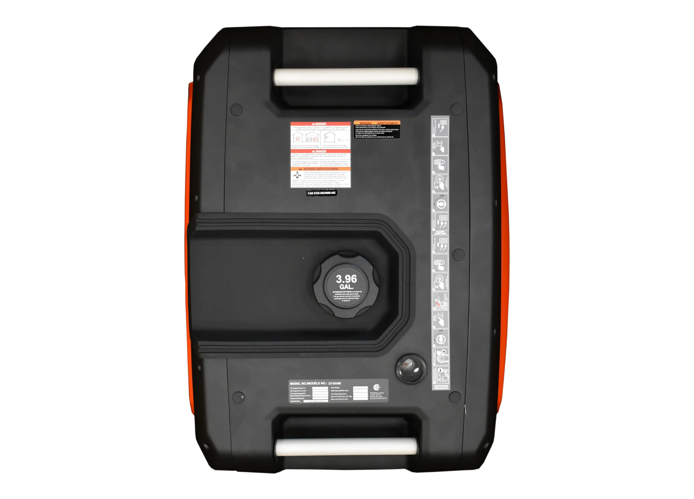Génératrice silencieuse 7500W Démarreur à distance – Image 12