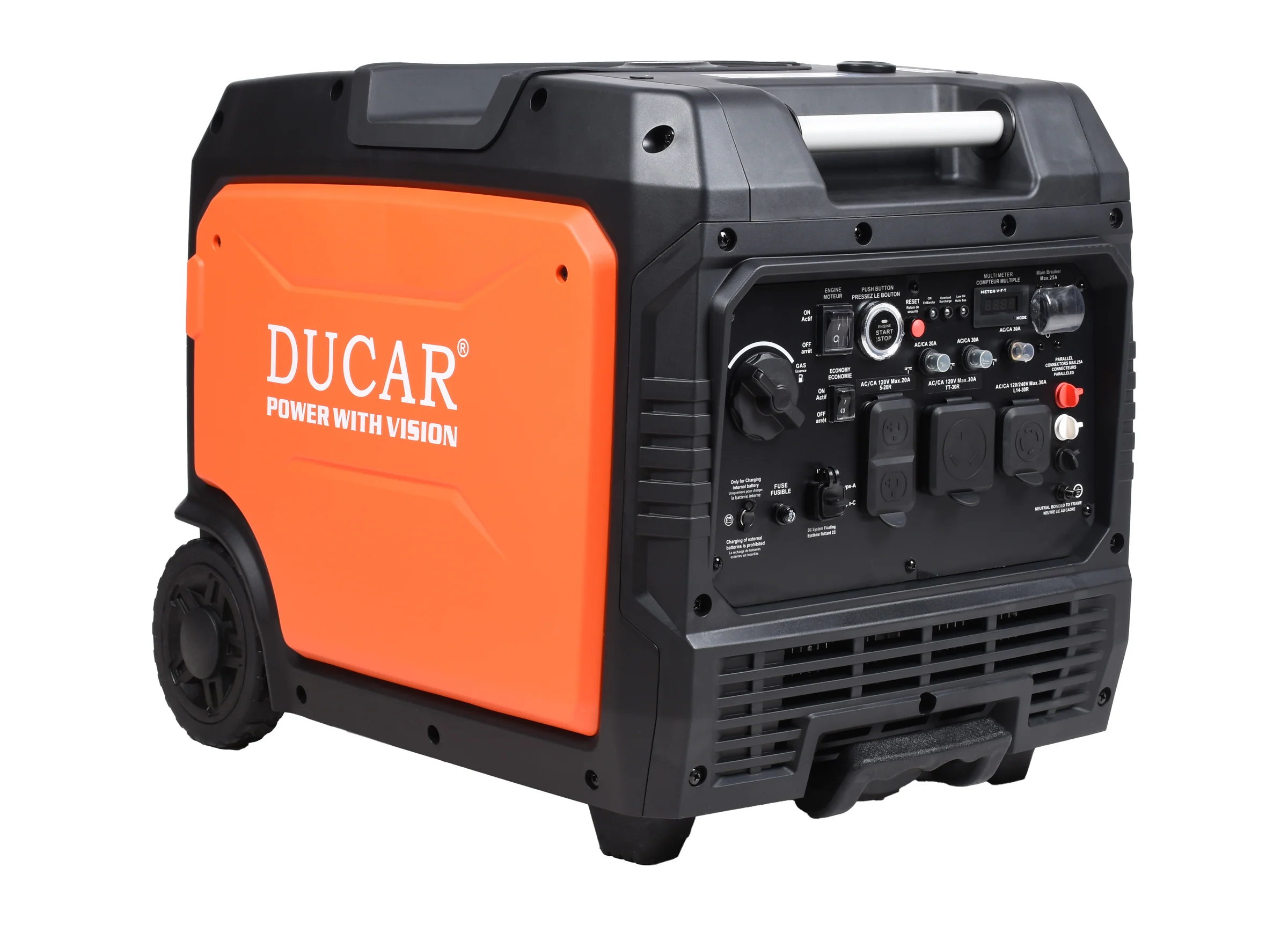 Génératrice silencieuse 7500W Démarreur à distance