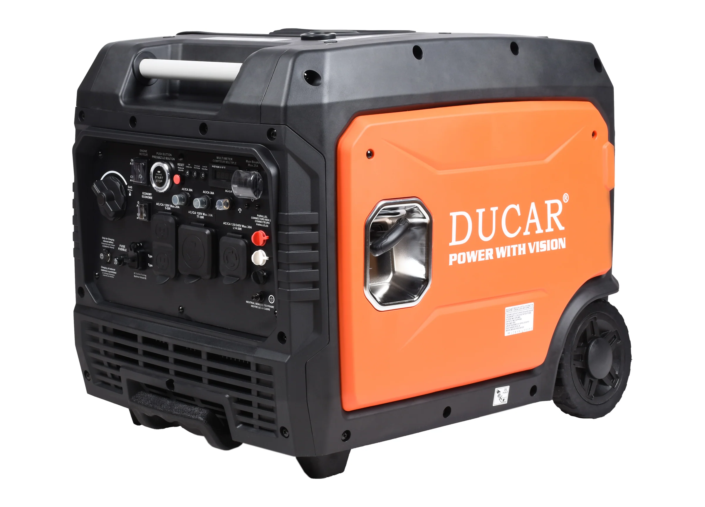 Génératrice silencieuse 7500W Démarreur à distance – Image 7