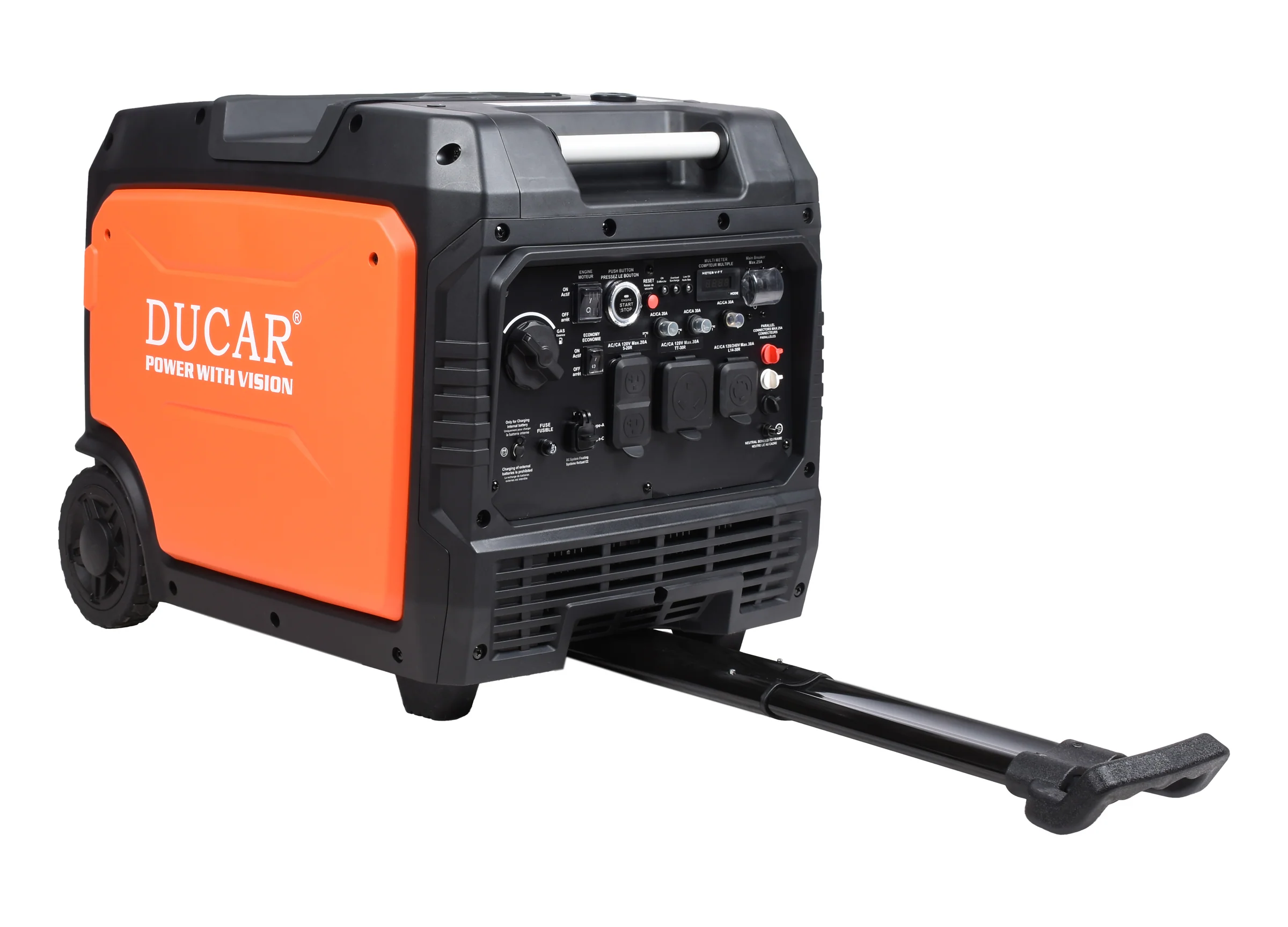 Génératrice silencieuse 7500W Démarreur à distance – Image 9